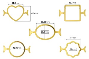 Metallform für Wachsstopfen 25 mm-bildabmessungen