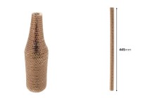 Elastische Flaschenschutzhülle aus Wabenpapier 445 mm Länge – 20 Stück Elastische Flaschenschutzhülle aus Wabenpapier 445 mm Länge – 20 Stück-bildabmessungen