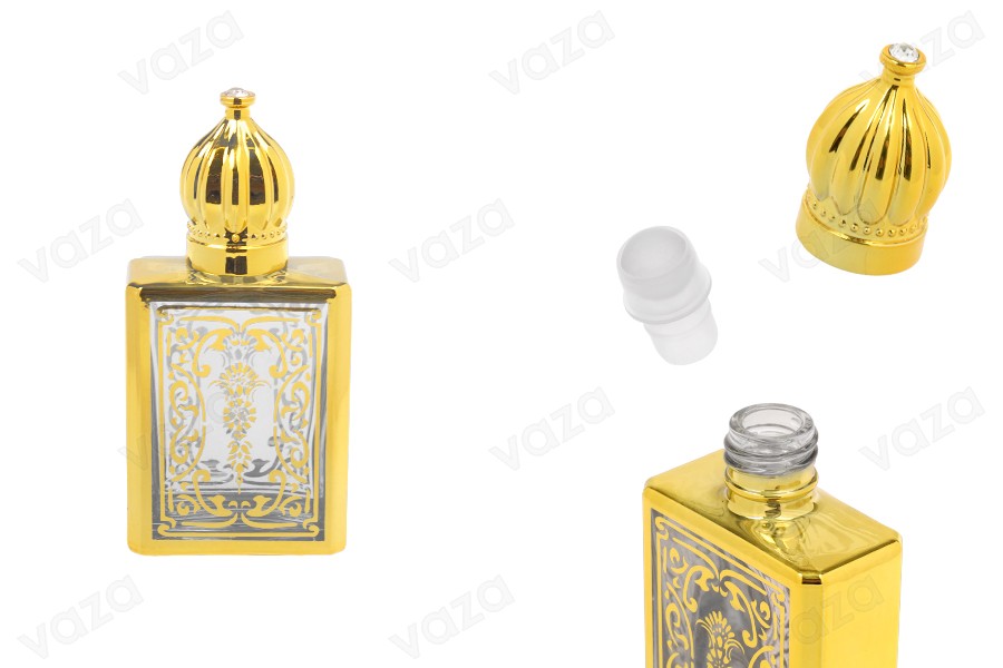 Parfümflasche im arabischen Stil, 15 ml, mit Roll-on Parfümflasche im arabischen Stil, 15 ml, mit Roll-on-εικόνα_προϊοντική