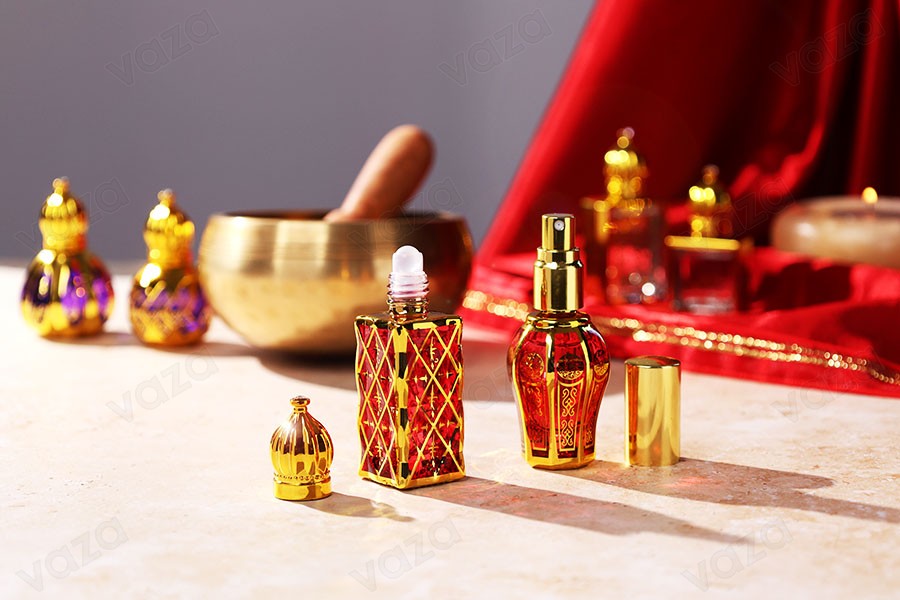 Arabic style perfume bottle with roll on 12 ml Arabic style perfume bottle with roll on 12 ml-image_group