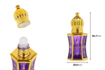 Arabic style 6 ml roll-on perfume bottle Arabic style 6 ml roll-on perfume bottle-image_dimensions