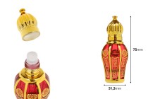 Arabic style perfume bottle 10 ml with roll on-image_dimensions
