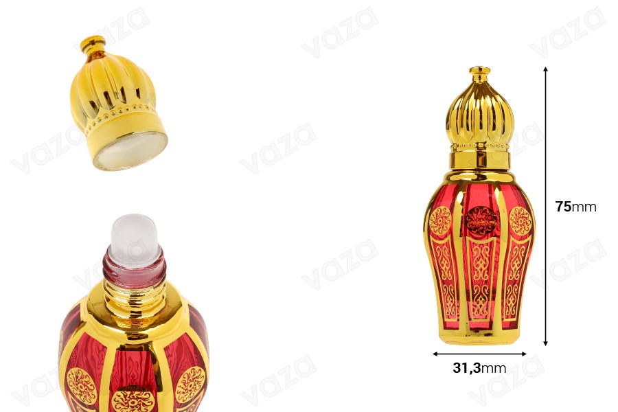 Arabic style perfume bottle 10 ml with roll on-image_dimensions