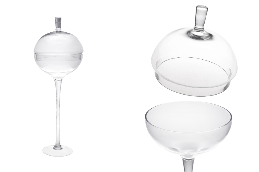 Alzata con coperchio per contenere alimenti o per decorazione Alzata con coperchio per contenere alimenti o per decorazione-immagine_prodotto