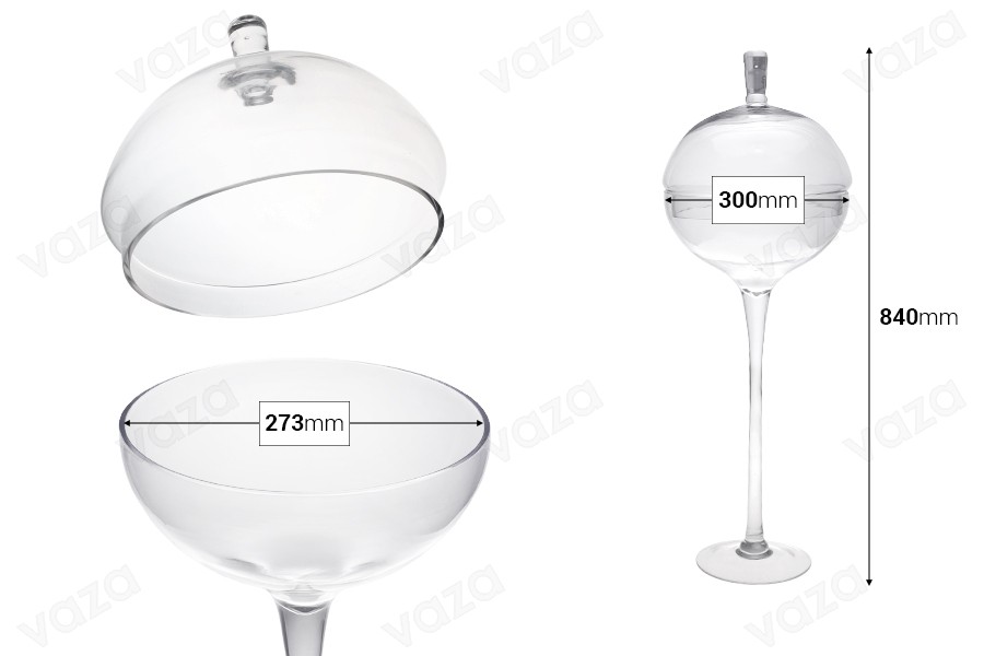 Large decoration and storage candy buffet jar-εικόνα_διαστάσεις
