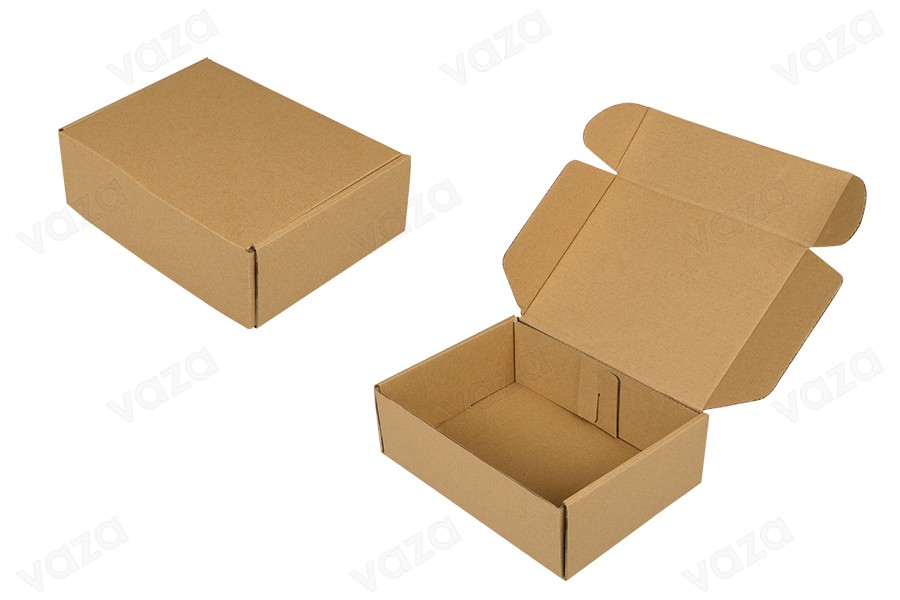 Verpackungsbox aus Kraftpapier 220x160x70 mm - 20 Stk Verpackungsbox aus Kraftpapier 220x160x70 mm - 20 Stk-produktbild