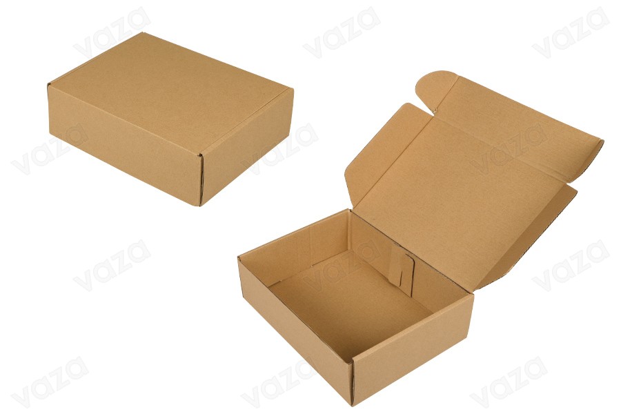 Κουτί συσκευασίας από χαρτί κραφτ 240x180x70 mm - 20 τμχ Κουτί συσκευασίας από χαρτί κραφτ 240x180x70 mm - 20 τμχ-εικόνα_προϊοντική