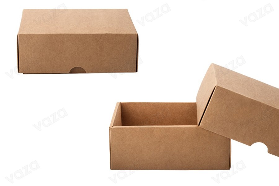 Schachtel aus Kraftpapier ohne Sichtfenster 170x130x60mm - 20 Stücke Schachtel aus Kraftpapier ohne Sichtfenster 170x130x60mm - 20 Stücke-εικόνα_προϊοντική