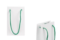 Sacchetto da regalo in carta bianca 110x60x180 mm con cordino- 20 pz Sacchetto da regalo in carta bianca 110x60x180 mm con cordino- 20 pz-immagine_prodotto
