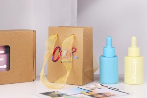 Sac cadeau 80 x 50 x 110 papier, en kraft avec cordon - 20 pcs-εικόνα_σύνθεση
