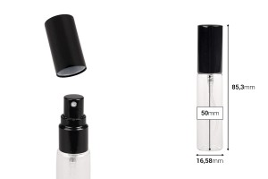 Glasszerstäuber 10ml mit Alu- Deckel-bildabmessungen