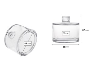 Zylindrische Glasflasche 200 ml (PP 28)-2