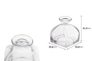 Bottiglia quadrata in vetro da 50 ml.-εικόνα_διαστάσεις
