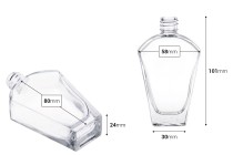 Φιάλη για αρώματα γυάλινη 50 ml (18/415) σε ιδιαίτερο "V" σχήμα Φιάλη για αρώματα γυάλινη 50 ml (18/415) σε ιδιαίτερο "V" σχήμα
