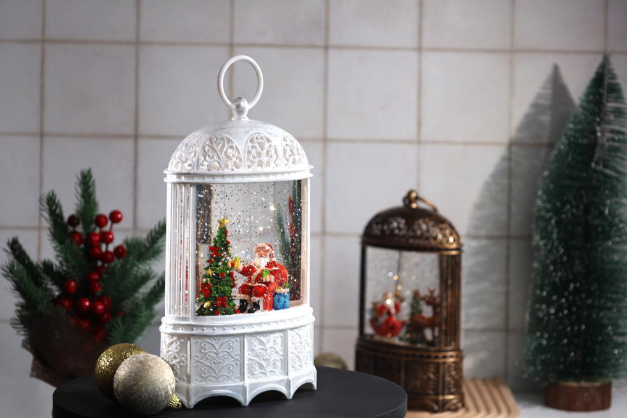 Lanterna decorativa con spettacolo natalizio, luci e musica Lanterna decorativa con spettacolo natalizio, luci e musica-gruppo_immagini