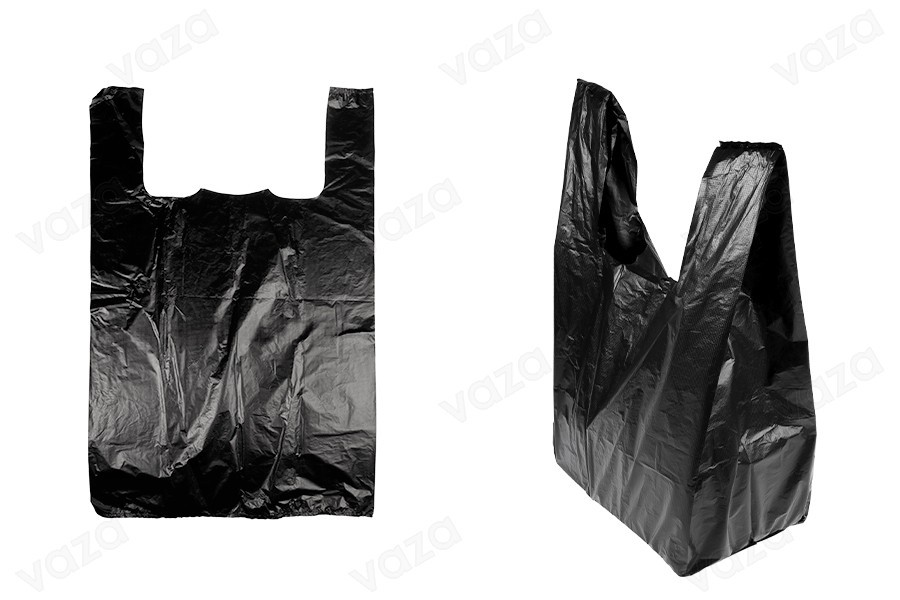 Black plastic bag in size 45x70 cm - 100 pcs Black plastic bag in size 45x70 cm - 100 pcs-image_product