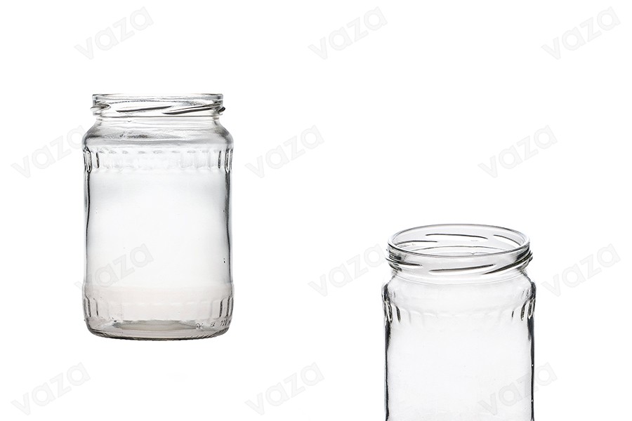 Kavanoz cilindrik për mjaltë 580 ml Facet - 72 copë Kavanoz cilindrik për mjaltë 580 ml Facet - 72 copë-imazh_produkt