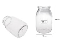 Klassisches Glas für Honig 1000 ml-bildabmessungen