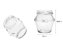 Kleines Glas Orcio 106 ml * Kleines Glas Orcio 106 ml *