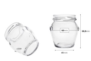 Kleines Glas Orcio 106 ml *-εικόνα_διαστάσεις