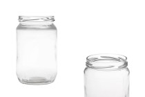 Glass round jar 720ml (for 1 kg honey) - 50 pcs Glass round jar 720ml (for 1 kg honey) - 50 pcs-image_product