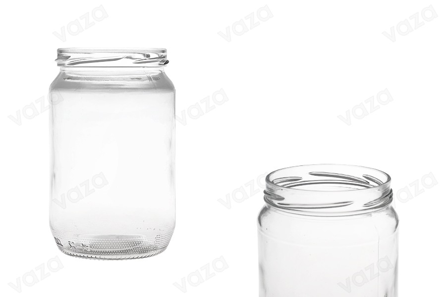 Glass round jar 720ml (for 1 kg honey) - 50 pcs Glass round jar 720ml (for 1 kg honey) - 50 pcs-image_product