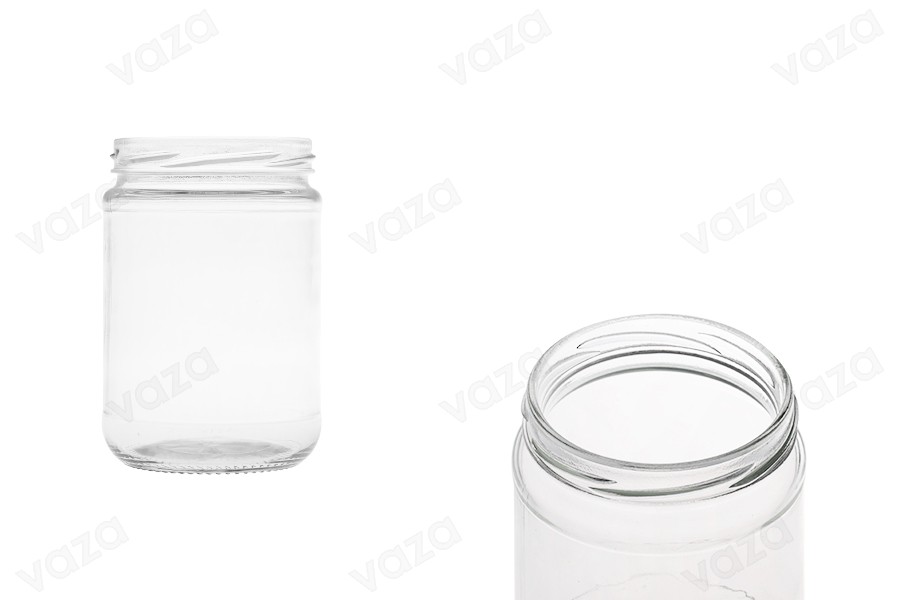 Kavanoz qelqi cilindrik 588 ml për mjaltë-imazh_produkt