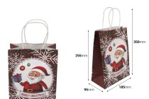 Τσάντα δώρου χριστουγεννιάτικη 185x95x255 mm με χερούλι - 12 τμχ Τσάντα δώρου χριστουγεννιάτικη 185x95x255 mm με χερούλι - 12 τμχ