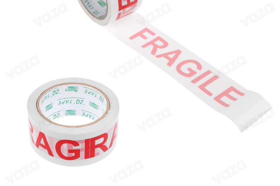 Ταινίες εύθραυστον (fragile) προτυπωμένες πλάτος 48 mm μήκος 75 μέτρα - 6 τμχ-εικόνα_προϊοντική
