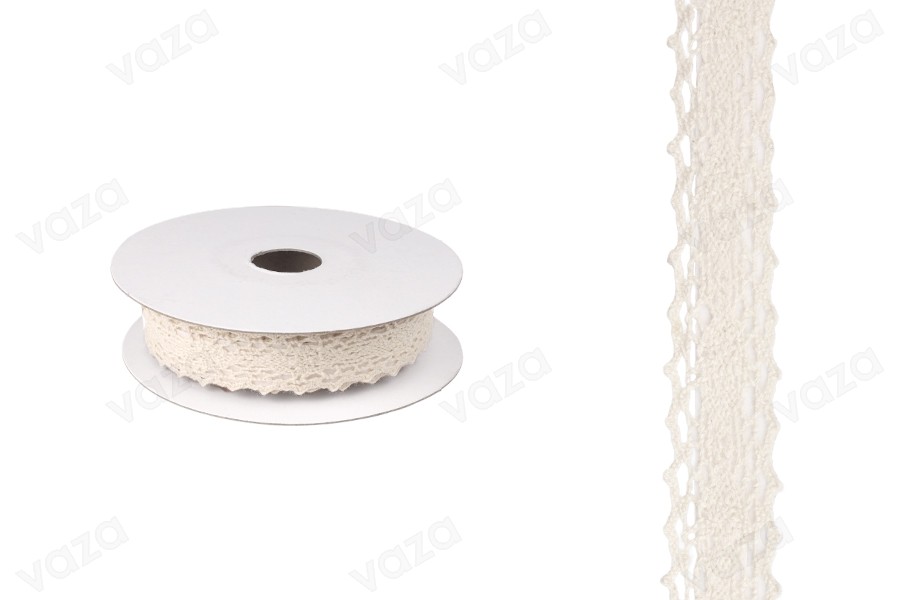 Dantellë në ngjyrë bezhë gjerësi 20 mm me shirit me ngjitje - 4.6 m copa Dantellë në ngjyrë bezhë gjerësi 20 mm me shirit me ngjitje - 4.6 m copa -imazh_produkt