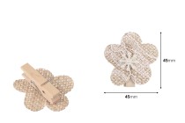 Fiori fatti a mano con stoffa a merletto e piccoli pizzi per bomboniere e decorazioni - 6 pezzi. Fiori fatti a mano con stoffa a merletto e piccoli pizzi per bomboniere e decorazioni - 6 pezzi.-dimensioni_immagine