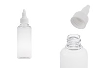 Μπουκαλάκι PET 100 ml διάφανο με λευκό twist up καπάκι unicorn - 50 τμχ-εικόνα_προϊοντική