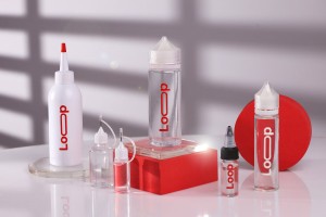 10 ml PET-Flasche mit weißem Deckel und Nadel für E-Liquids-bildgruppe