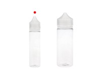 Μπουκαλάκι 60 ml τύπου Chubby Gorilla πλαστικό (PET) με καπάκι ασφαλείας για ηλεκτρονικό τσιγάρο - 50 τμχ-εικόνα_σύνθεση