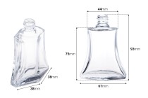 Φιάλη για αρώματα γυάλινη 50 ml (18/415) Φιάλη για αρώματα γυάλινη 50 ml (18/415)