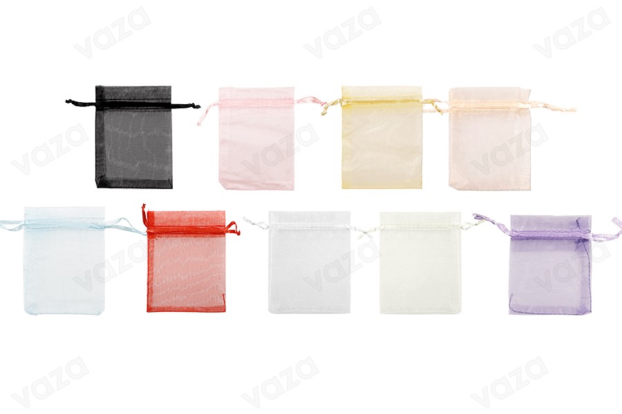 Pouch made of organza 70x90 mm in a variety of colors - 100 pcs Pouch made of organza 70x90 mm in a variety of colors - 100 pcs-image_product