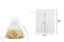 Pouch made of organza 70x90 mm in a variety of colors - 100 pcs Pouch made of organza 70x90 mm in a variety of colors - 100 pcs-image_dimensions