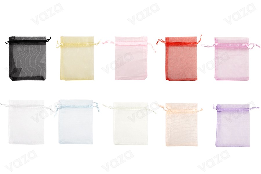 Organzasäckchen 90x120mm in verschiedenen Farben -100 Stücke Organzasäckchen 90x120mm in verschiedenen Farben -100 Stücke-εικόνα_προϊοντική