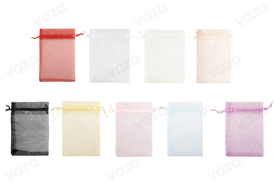 Pouch made of organza 100x150 mm in a variety of colors - 100 pcs Pouch made of organza 100x150 mm in a variety of colors - 100 pcs-image_product