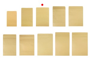 Sachets en papier kraft de type Doypack, avec fermeture zip, revêtement intérieur en aluminium et possibilité de fermeture par thermoscellage 130 x 40 x 185 mm - 50 pcs-εικόνα_σύνθεση