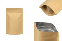 Σακουλάκια κραφτ τύπου Doy Pack, με κλείσιμο "zip", εσωτερική επένδυση αλουμινίου και δυνατότητα σφράγισης με θερμοκόλληση 130x40x210 mm - 50 τμχ Σακουλάκια κραφτ τύπου Doy Pack, με κλείσιμο "zip", εσωτερική επένδυση αλουμινίου και δυνατότητα σφράγισης με θερμοκόλληση 130x40x210 mm - 50 τμχ-εικόνα_προϊοντική