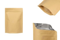 Standbodenbeutel aus Kraftpapier mit Druckverschluss, Alu- Beschichtung, verschließbar durch Schweißgerät 170x40x240mm - 50 Stücke Standbodenbeutel aus Kraftpapier mit Druckverschluss, Alu- Beschichtung, verschließbar durch Schweißgerät 170x40x240mm - 50 Stücke-εικόνα_προϊοντική