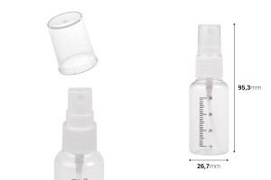 Sprühflaschen aus Kunststoff 35ml für Parfüm - 12 Stücke-εικόνα_διαστάσεις