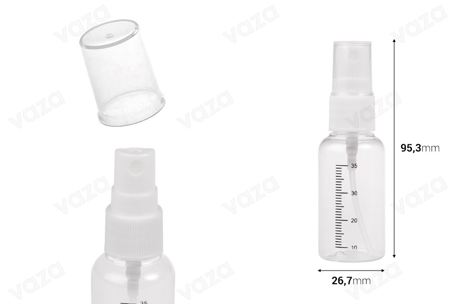 Μπουκαλάκια πλαστικά 35 ml με σπρέι για άρωμα - 12 τμχ Μπουκαλάκια πλαστικά 35 ml με σπρέι για άρωμα - 12 τμχ-εικόνα_διαστάσεις