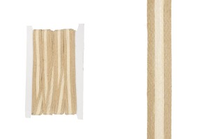 Dekoband braun-beige, Breite 17 mm (10 m je Stück)-εικόνα_προϊοντική