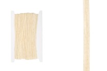 Decorative grosgrain beige hessian trim, 10 mm wide (one piece is 10 meters long) Decorative grosgrain beige hessian trim, 10 mm wide (one piece is 10 meters long)-image_product