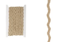 Decorative curve wavy hessian trim in beige color, 6mm wide (one piece is 10 meters long)-image_product