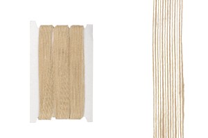 Tresse gros décorative en toile de jute dans la couleur de la ficelle, largeur de 22 mm (10 mètres par pièce)-photo_produit