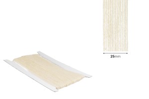 Tresse gros décorative en toile de jute écrue, largeur de 25 mm (10 mètres par pièce)-photo_dimensions