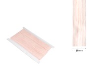 Shirit dekorativ prej jute ngjyrë rozë, gjerësi 25mm (10 metra/copa) Shirit dekorativ prej jute ngjyrë rozë, gjerësi 25mm (10 metra/copa)-imazh_dimensione